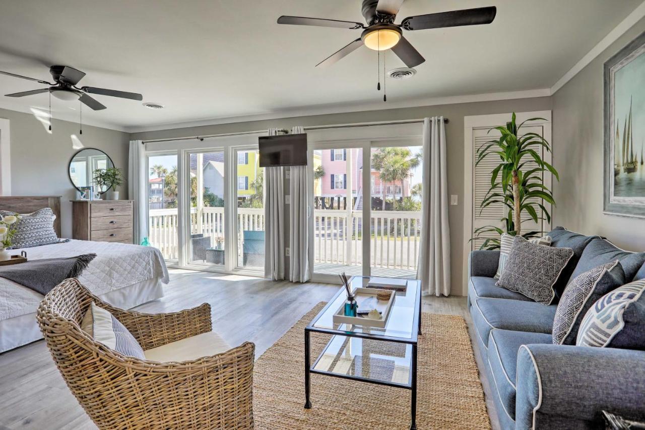 Updated Studio 1-Block Walk To Surfside Beach! Myrtle Beach Exterior foto